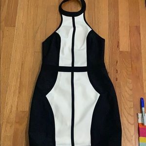 Black and white dress